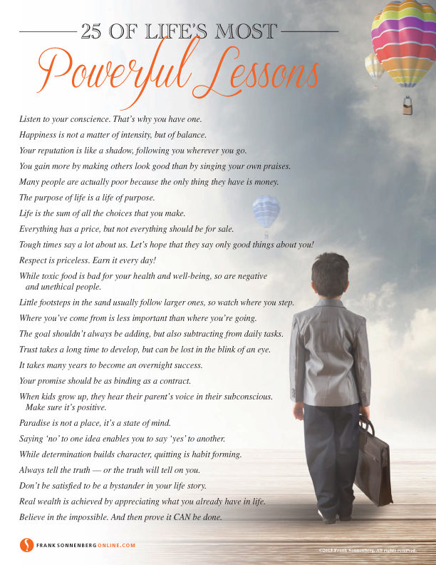 Motivational Quotes - Sometimes the most important life lessons