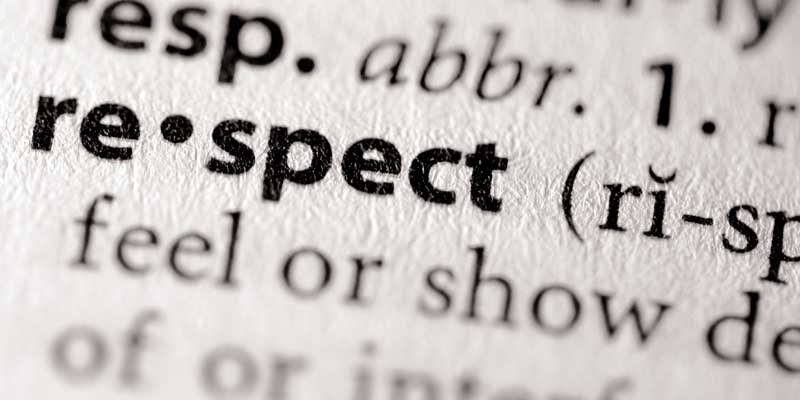 respect, earn respect, how to earn respect