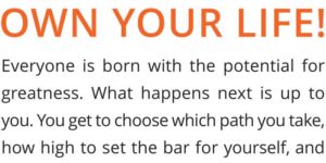 Own your life, Personal responsibility, definition personal responsibility, take responsibility, Frank Sonnenberg