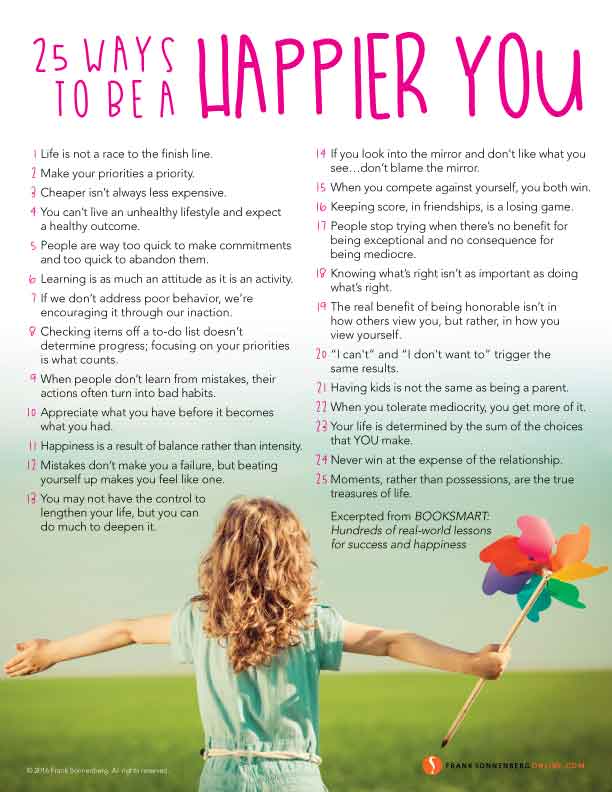 How to Be Happy - 16 Tips to Live a Happier Life