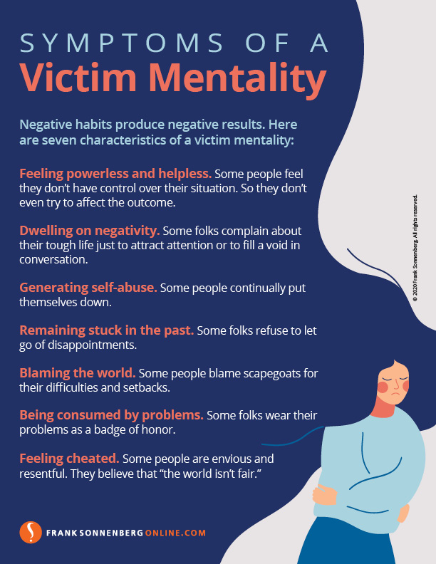 Symptoms of a Victim Mentality