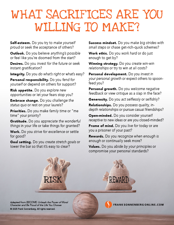 Great reputation, reputation, personal brand, Frank Sonnenberg