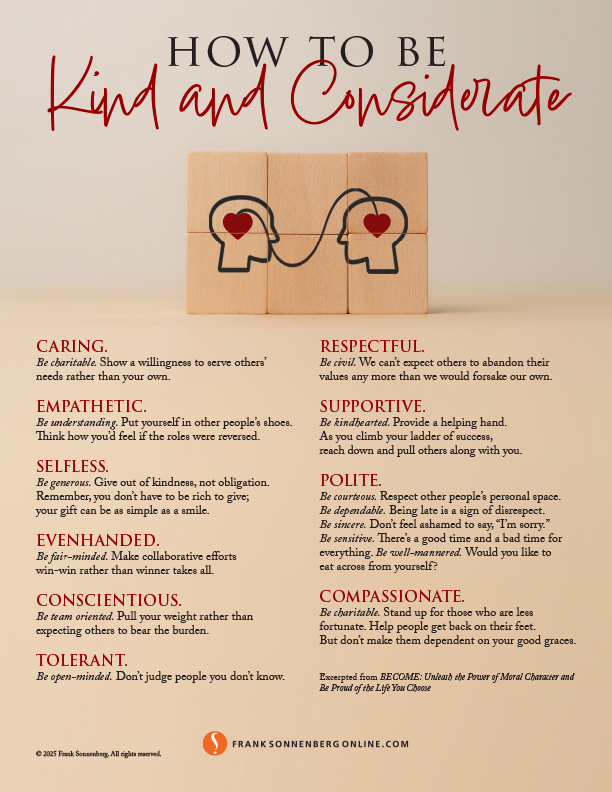 Great reputation, reputation, personal brand, Frank Sonnenberg