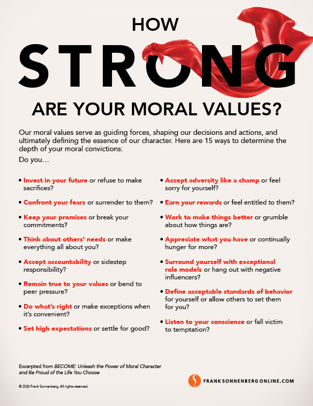 Great reputation, reputation, personal brand, Frank Sonnenberg